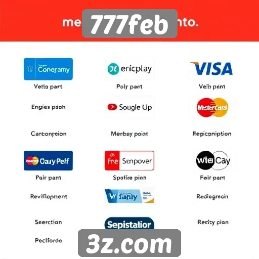 Métodos de pagamento aceitos pela plataforma 777feb